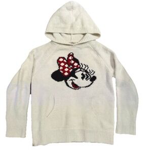 Barefoot Dreams Small White  Disney Minnie Mouse Classic Hoodie, DNWCC1350
